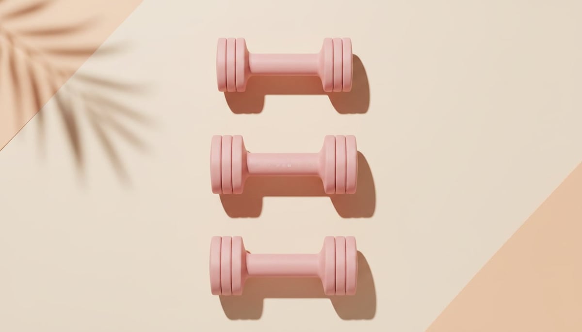Adjustable dumbbells UK women home gym - compact weights for small space strength training workouts